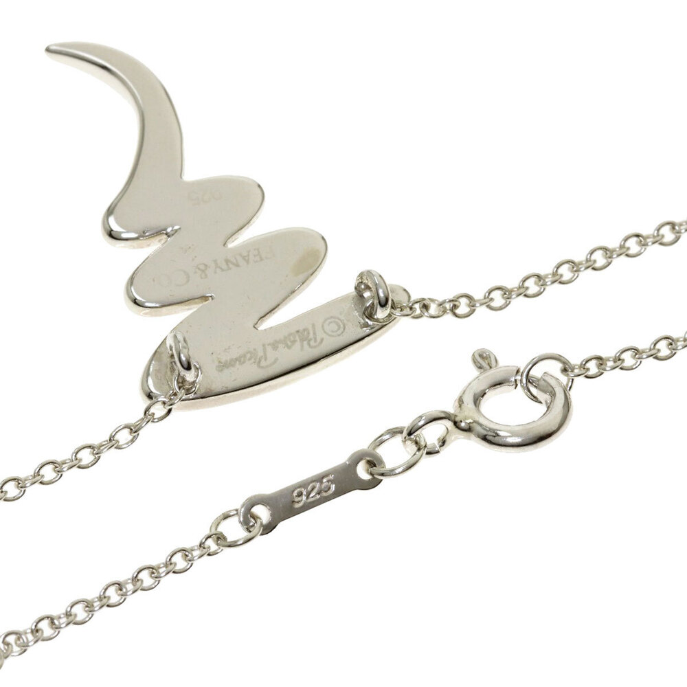 Tiffany Scribble Necklace Silver
